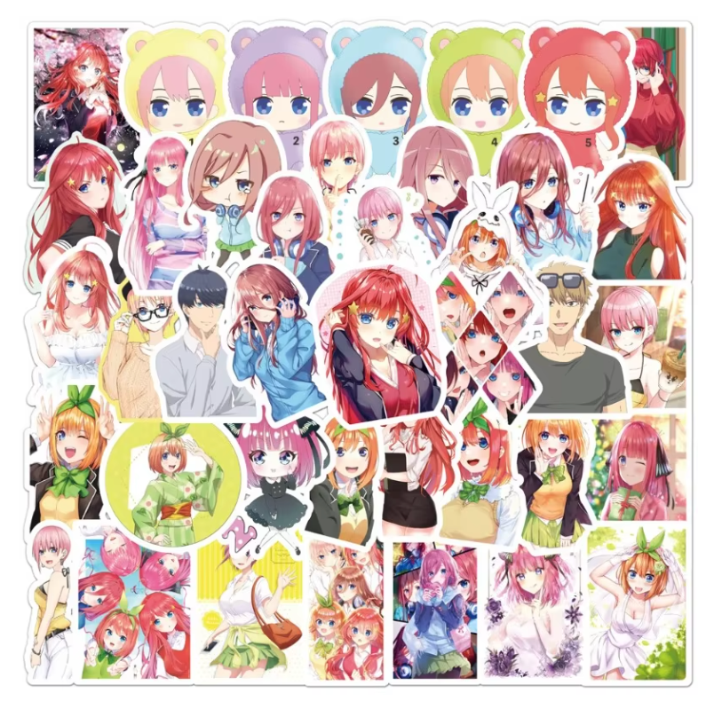 The Quintessential Quintuplets Set 50pcs Stickers