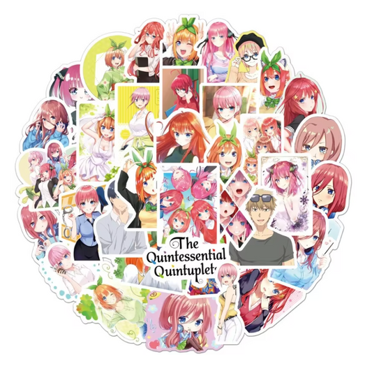 The Quintessential Quintuplets Set 50pcs Stickers