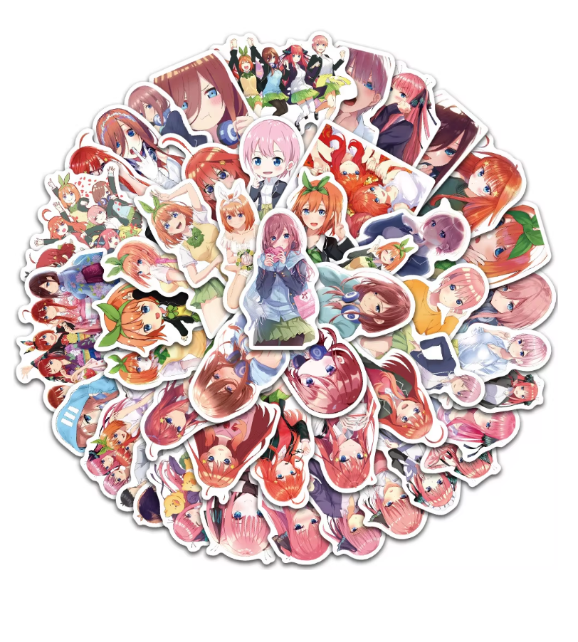 The Quintessential Quintuplets Set 50pcs Stickers