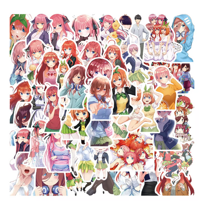 The Quintessential Quintuplets Set 50pcs Stickers