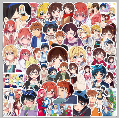 Rent a Girlfriend Set 50pcs Stickers