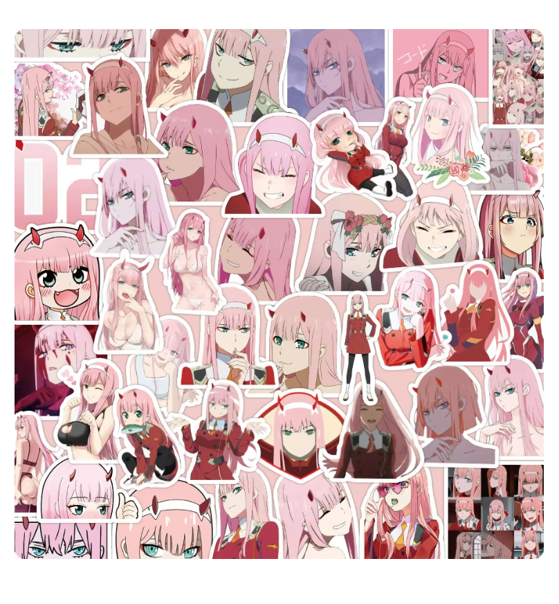 Waifu Set 50pcs Stickers