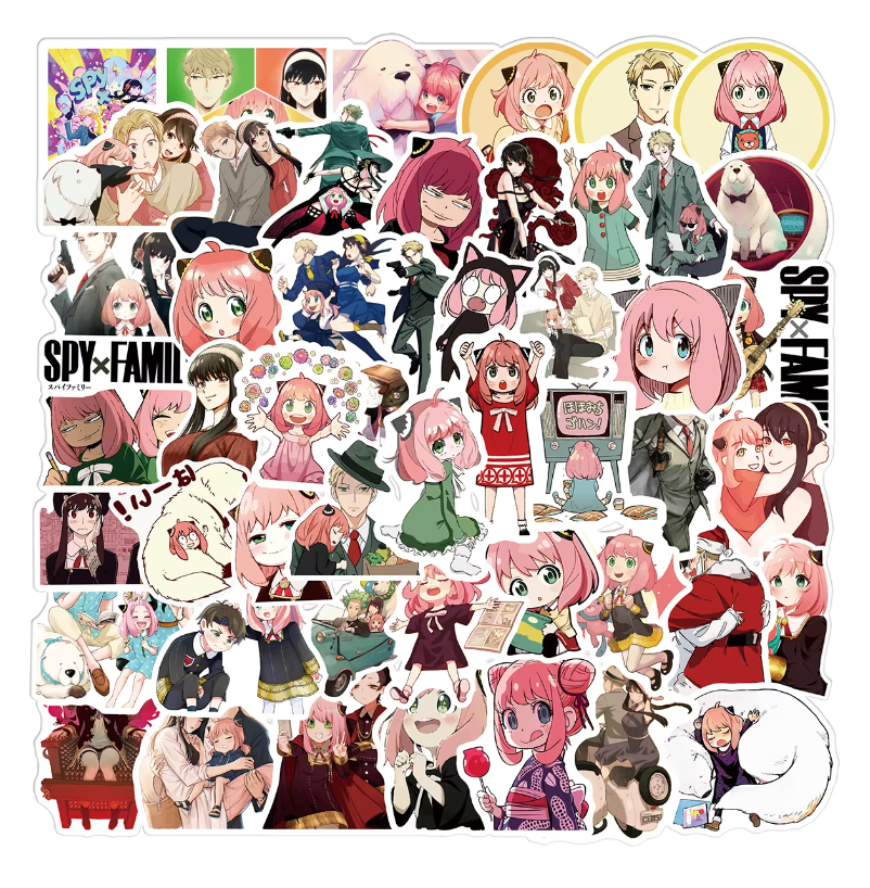 Spy x Family Set 100pcs Stickers