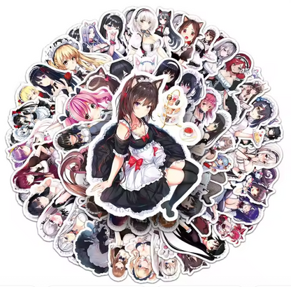 Waifu Set 50pcs Stickers