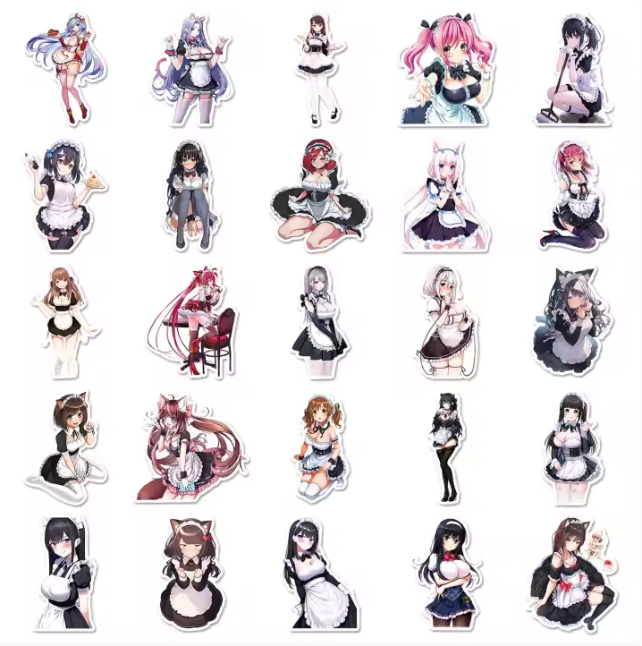 Waifu Set 50pcs Stickers