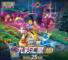 Pokemon Nine Colors Gathering CS4aC Eevee Heroes Jumbo Box Simplified Chinese Display Card Box Sealed