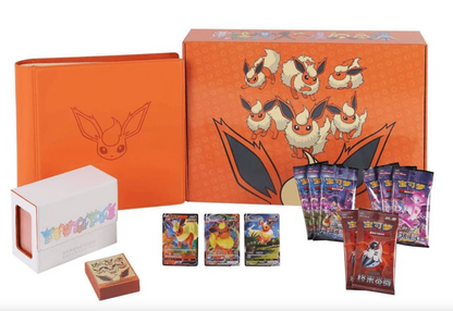 PRE ORDER - Pokemon Flareon Gift Box Display Card Box Sealed