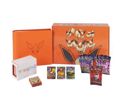 PRE ORDER - Pokemon Flareon Gift Box Display Card Box Sealed