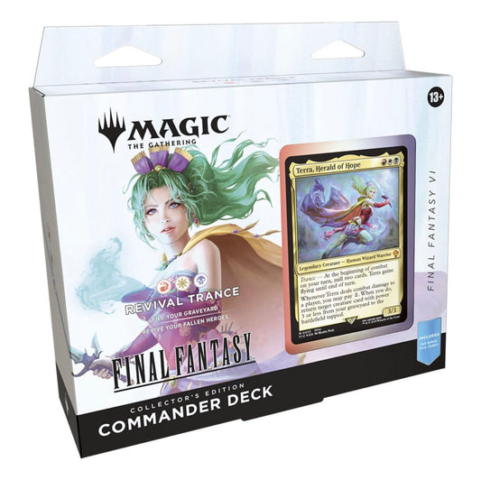 PRE ORDER - MTG Final Fantasy Collector's Commander 1 Deck Display Card Box Sealed Magic The Gathering ENG