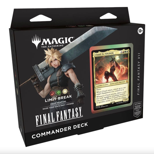 PRE ORDER - MTG Final Fantasy Commander 1 Deck Display Display Card Box Sealed Magic The Gathering ENG