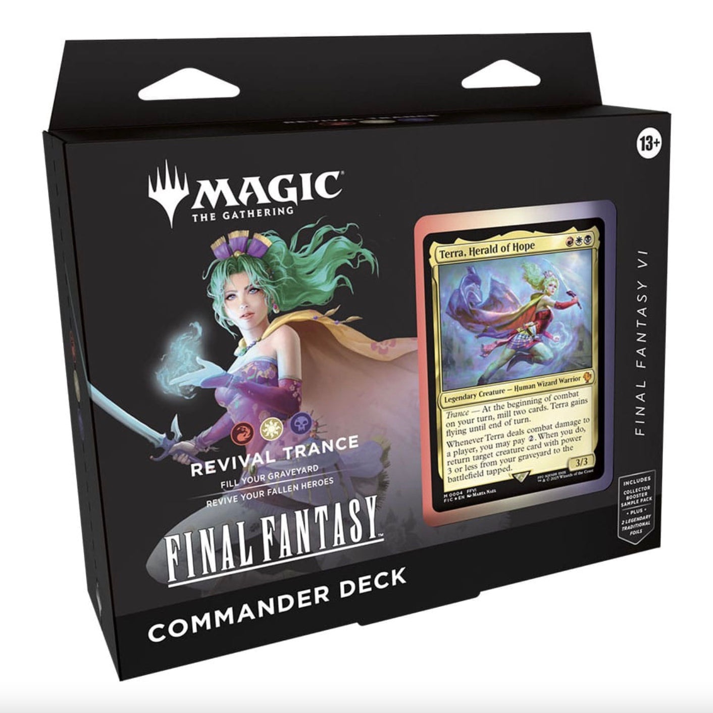 PRE ORDER - MTG Final Fantasy Commander 1 Deck Display Display Card Box Sealed Magic The Gathering ENG