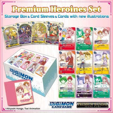 Digimon Card Game Premium Heroines Set PB-18 Display Card Box Sealed BANDAI