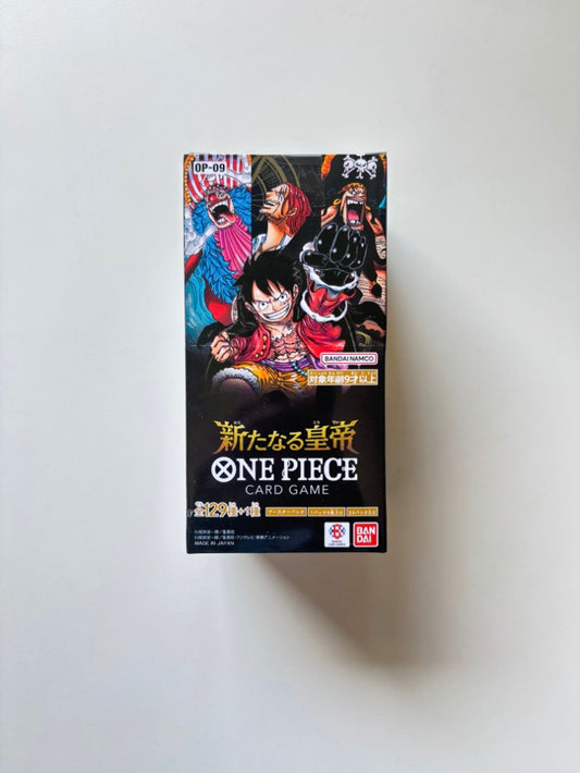 OnePiece The New Emperors OP-09 JAP Booster Box Bandai Display Card Box Sealed Japanese