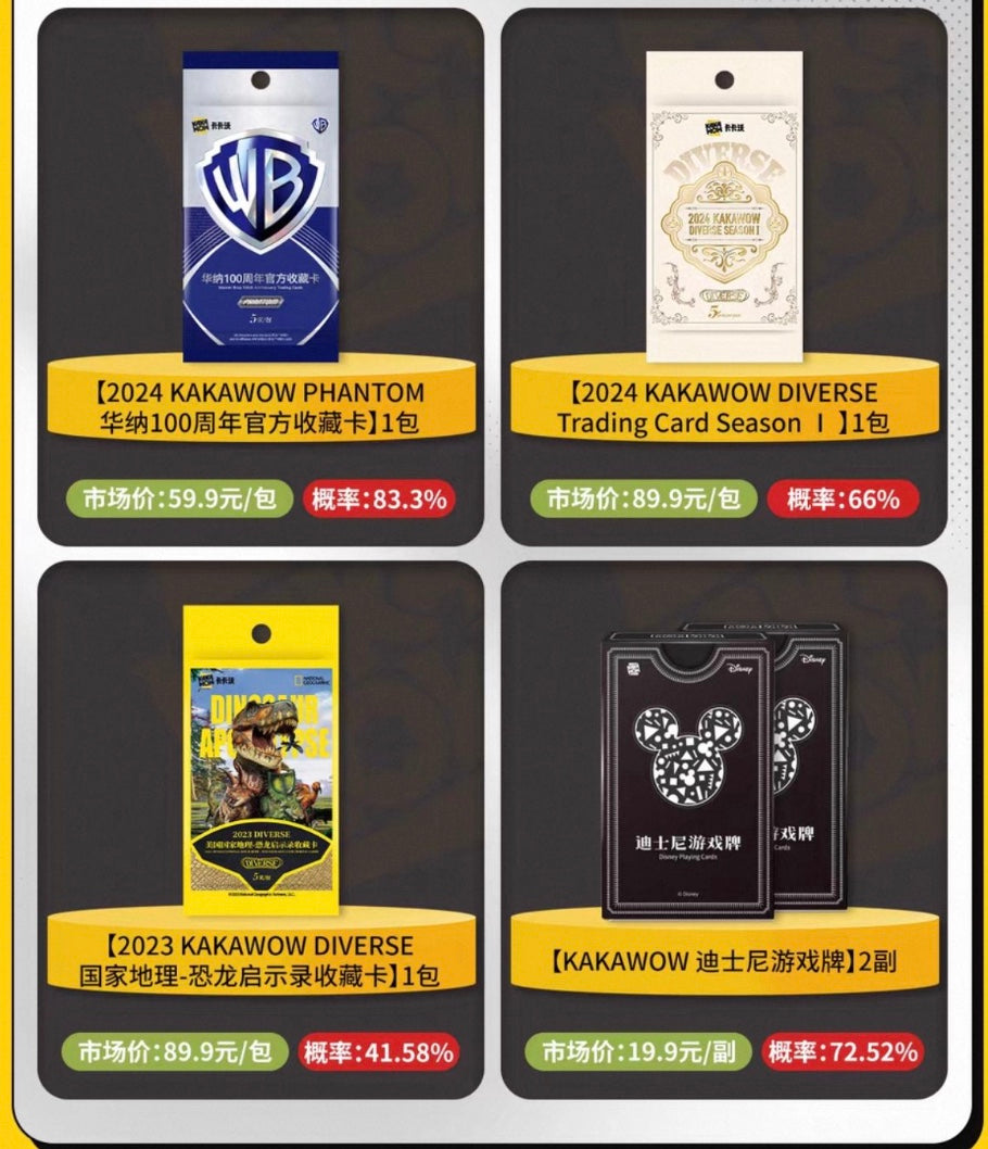 Lucky Box Kakawow Mystery Box 2025 Display Card Box Sealed
