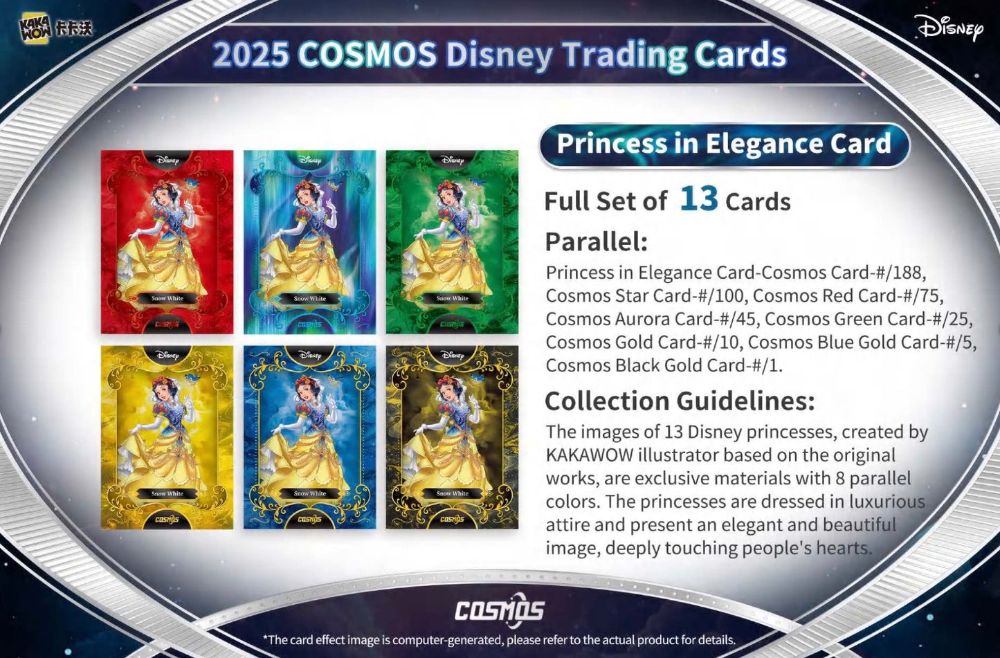 Disney Cosmos Kakawow 2025 Display Card Booster Box Sealed