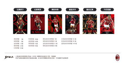 Daka AC Milan Top Audience 2025 Display Card Box Sealed