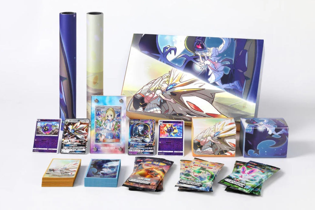 Pokemon Sun & Moon Lillie's Support Gift Box Simplified Chinese Display Card Box Sealed