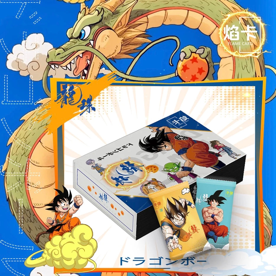 Dragon Ball Flame Card Display Card Box Sealed