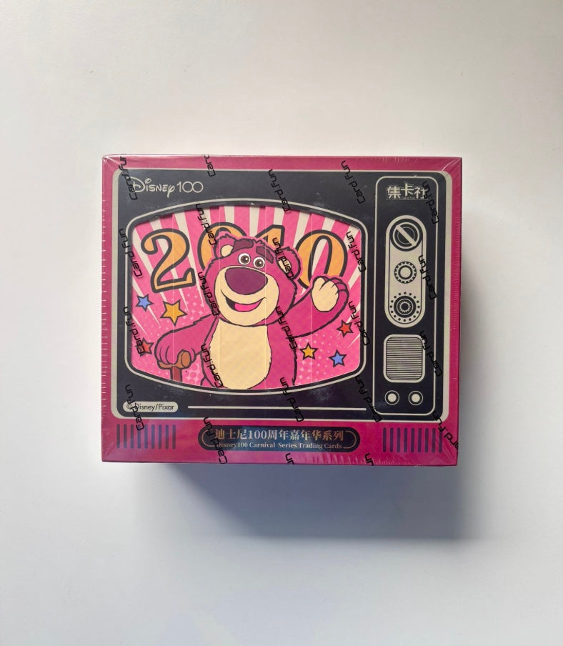 Disney 100th Carnival CardFun Display Card Box Sealed