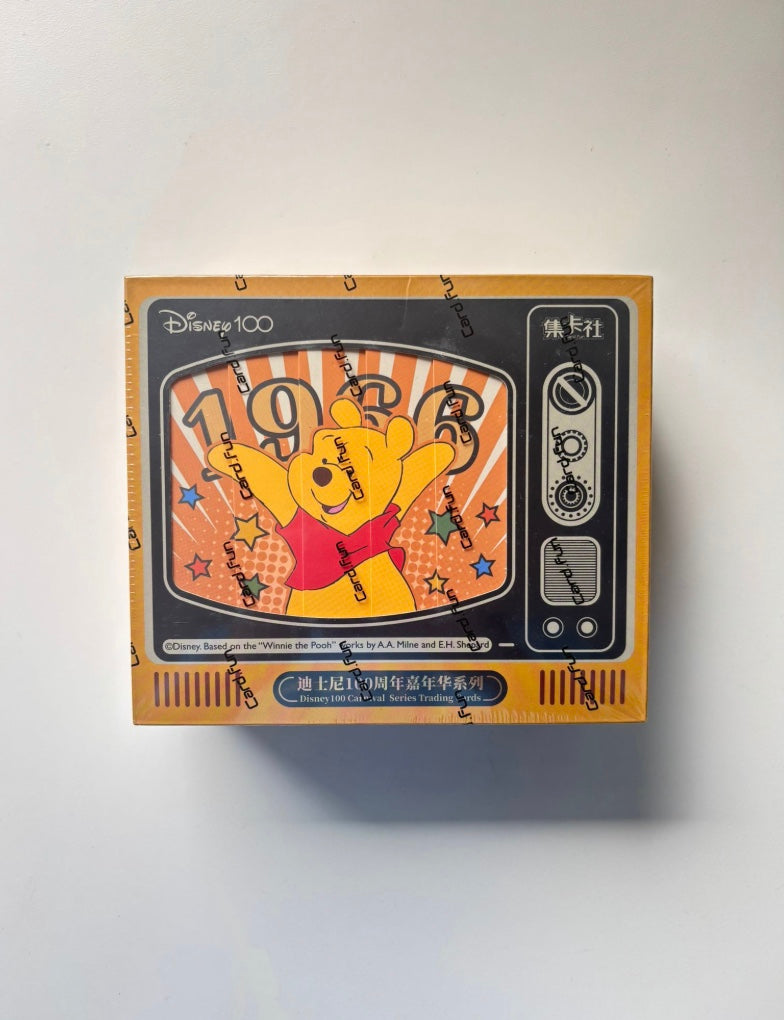 Disney 100th Carnival CardFun Display Card Box Sealed