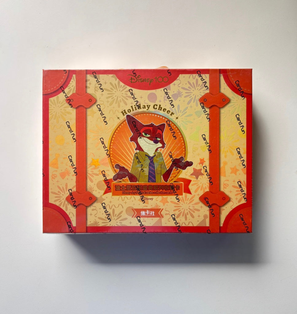 Disney 100th Joy Festival Christmas CardFun Display Card Box Sealed