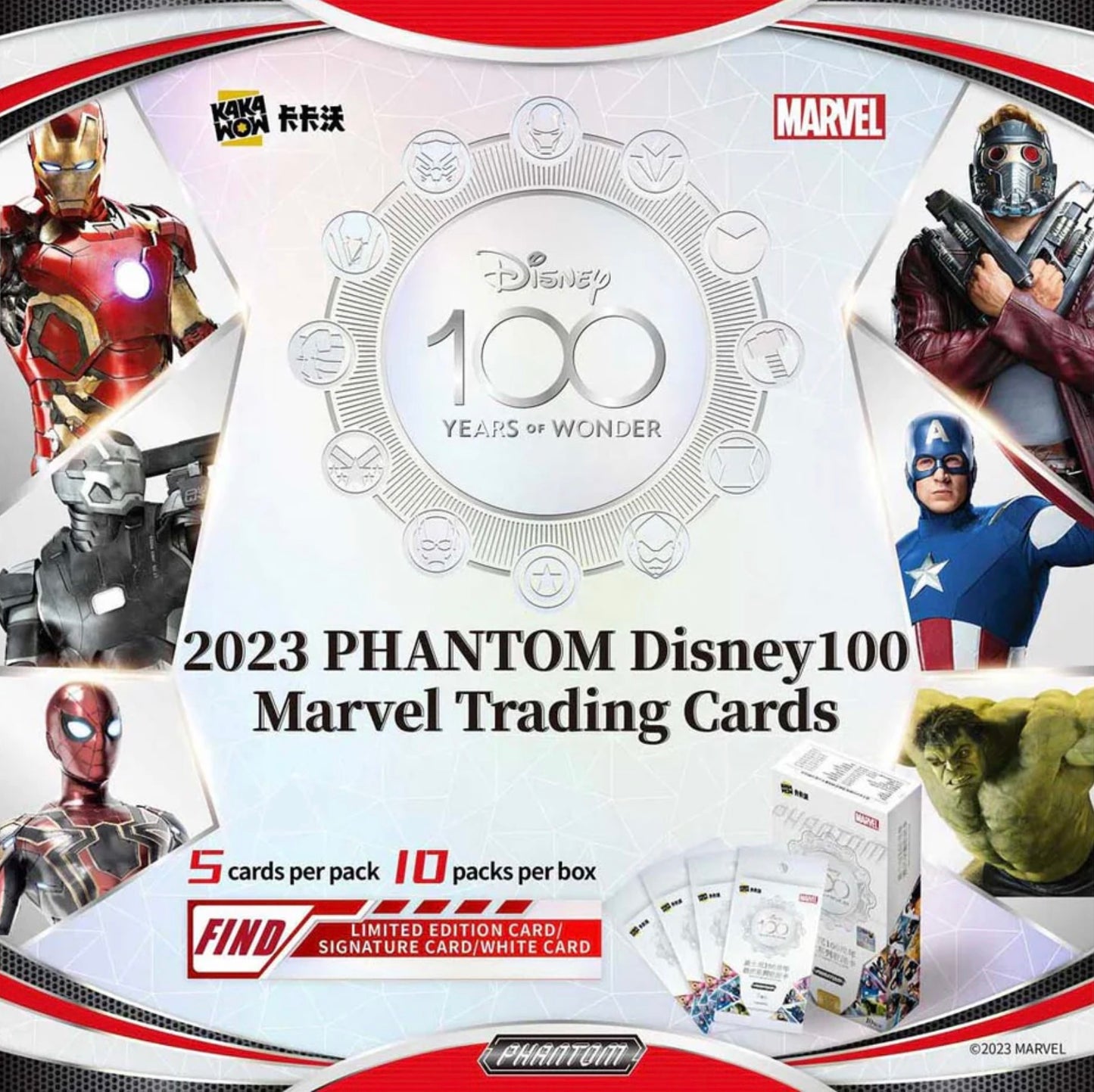 Marvel Phantom Kakawow 2023 Display Card Box Sealed