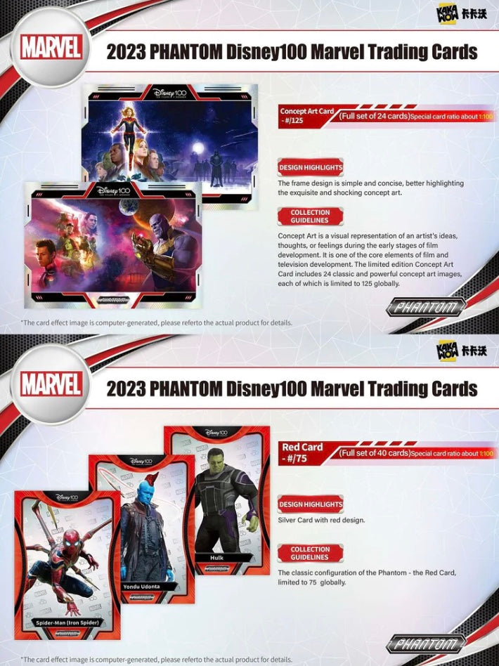 Marvel Phantom Kakawow 2023 Display Card Box Sealed