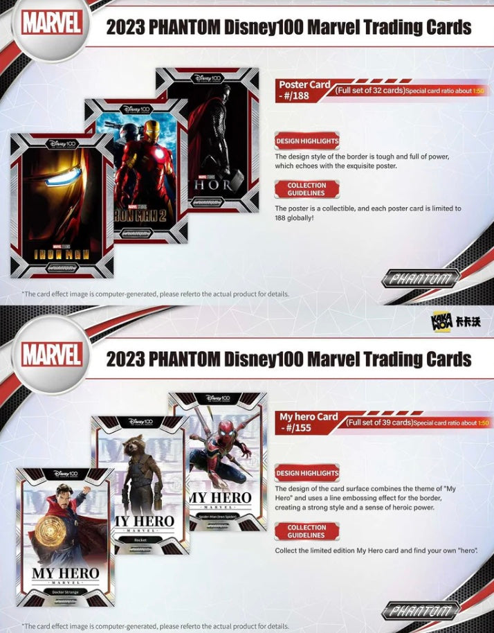 Marvel Phantom Kakawow 2023 Display Card Box Sealed