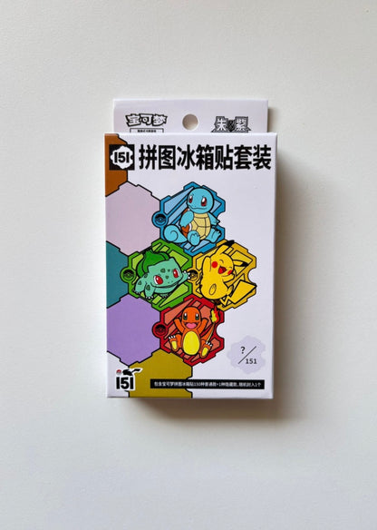Pokemon Collect 151 Journey Fridge Magnet Set Simplified Chinese Display Card Box Sealed