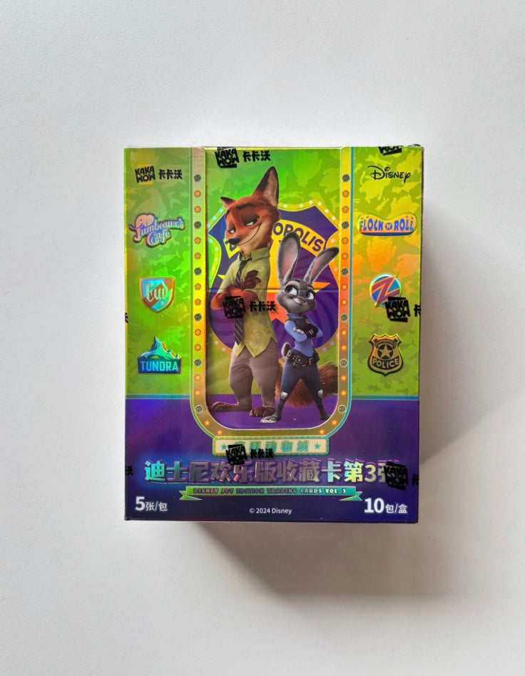 Disney Joy Edition Vol.3 Zootopia Display Card Box Sealed