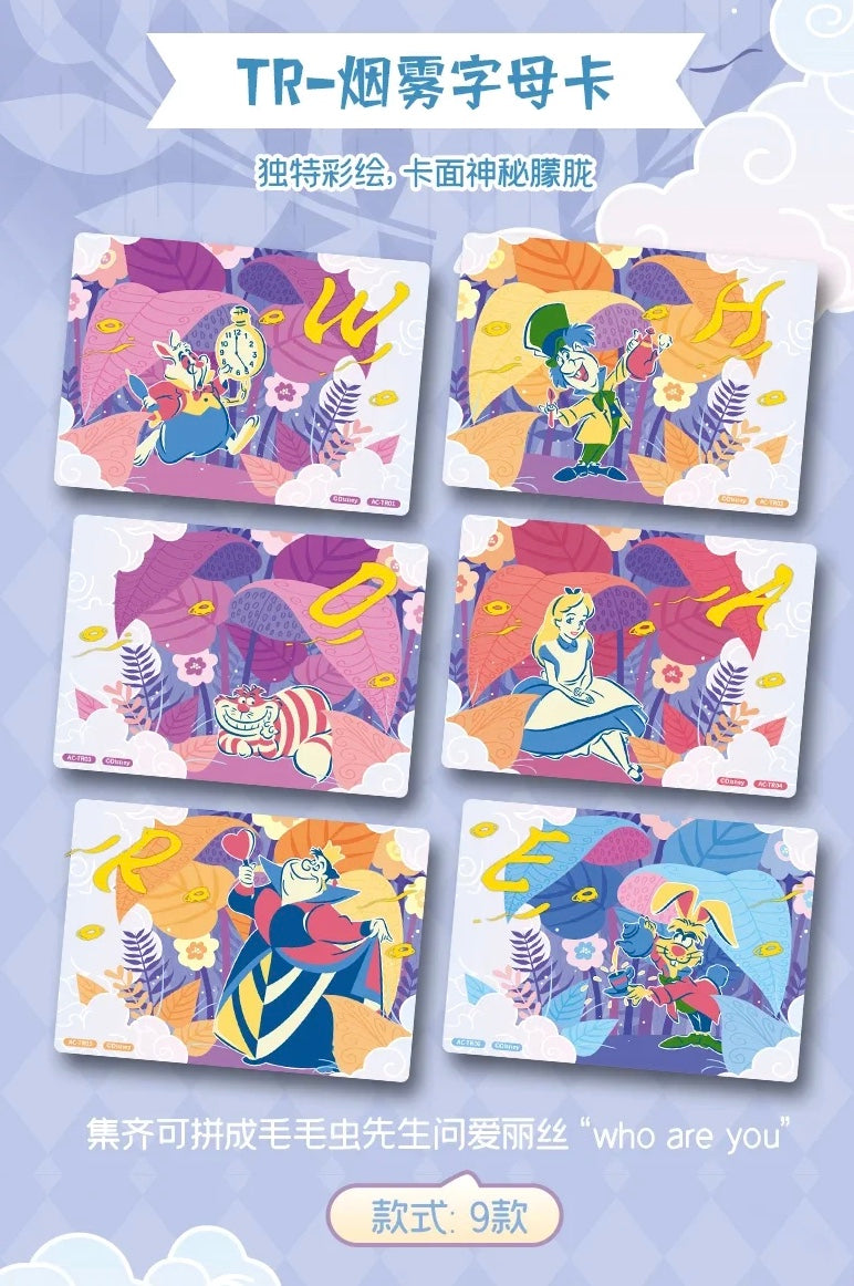 Alice in Wonderland CardFun Display Card Box Sealed