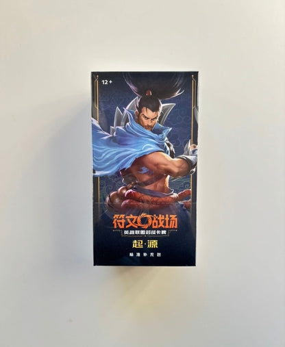 League Of Legends Riftbound Origins Slim Box Simplified Chinese Display Card Box Sealed