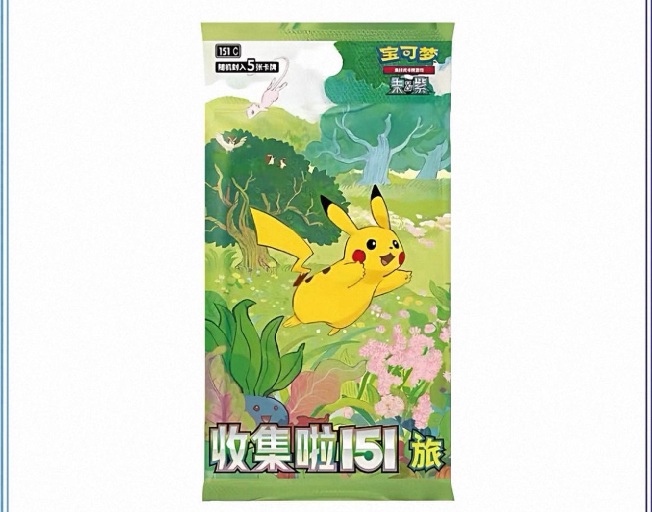 Pokemon 151 Dream Painting Collection Figure Set Simplified Chinese Display Card Box Sealed