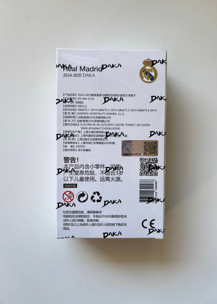 Daka Real Madrid One & Two 2025 Display Card Box Sealed
