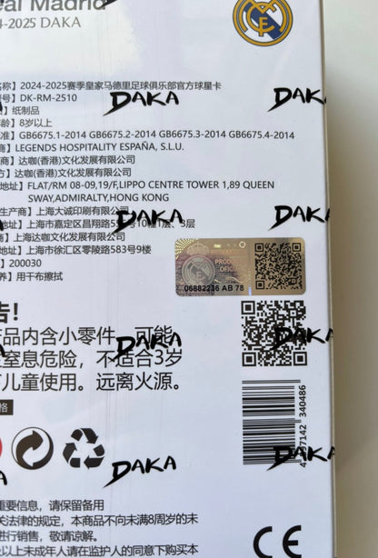 Daka Real Madrid One & Two 2025 Display Card Box Sealed