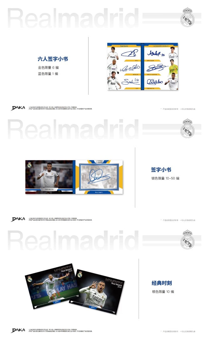 Daka Real Madrid One & Two 2025 Display Card Box Sealed