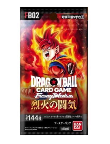 Dragon Ball Fusion World Blazing Aura FB02 Bandai Japanese Display Card Box Sealed