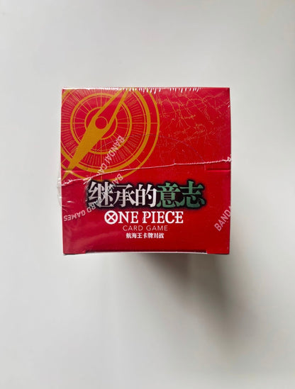 OnePiece Carrying On His Will OPC-13 Bandai Display Card Box Sealed Chinese