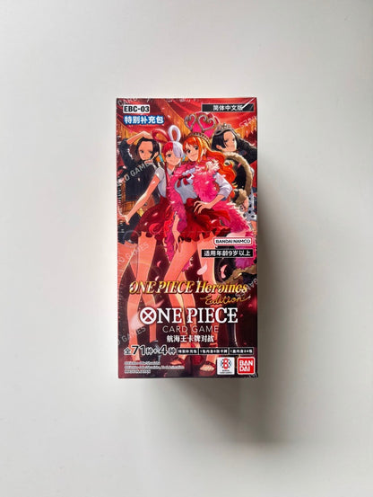 OnePiece Heroines Edition EBC-03 Bandai Display Card Box Sealed Chinese