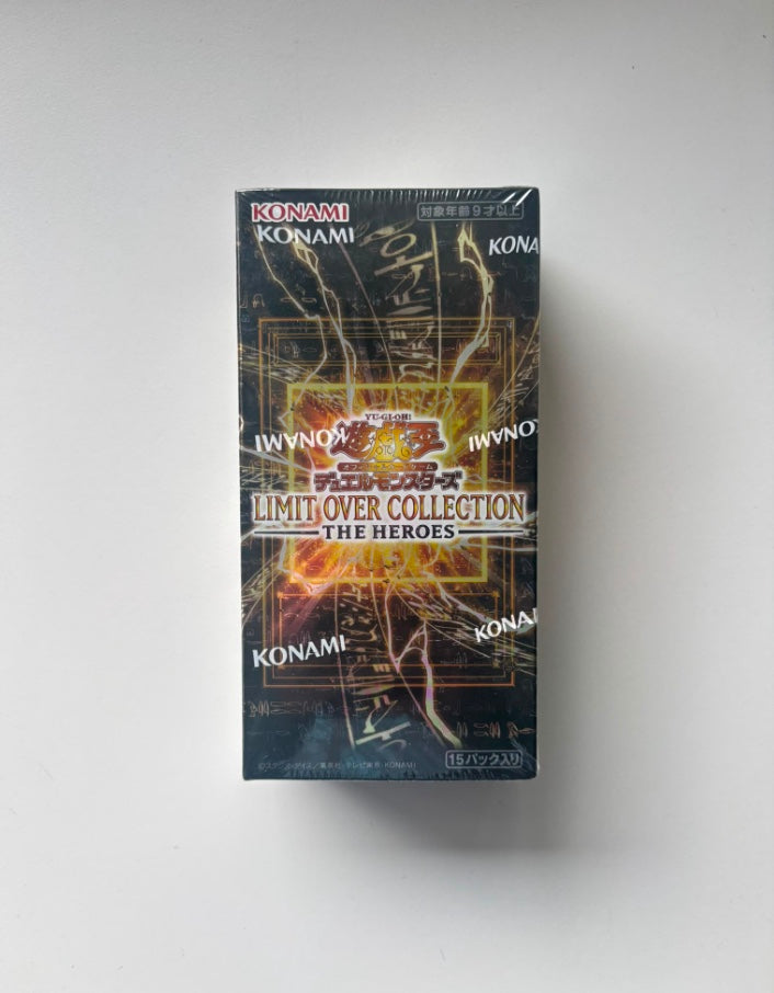 Yu-Gi-Oh! Limit Over Collection: The Heroes Japanese Display Card Box Sealed