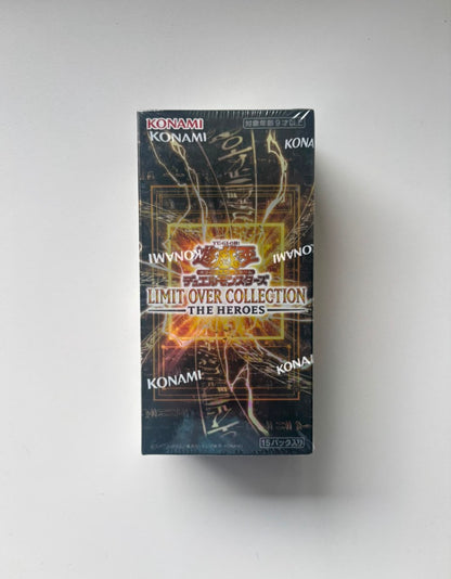 Yu-Gi-Oh! Limit Over Collection: The Heroes Japanese Display Card Box Sealed