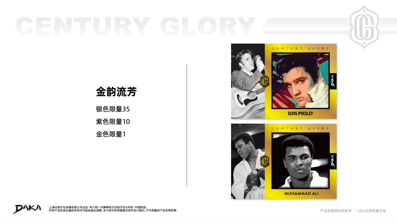 Daka Century Glory Limited Edition 2026 Display Card Box Sealed