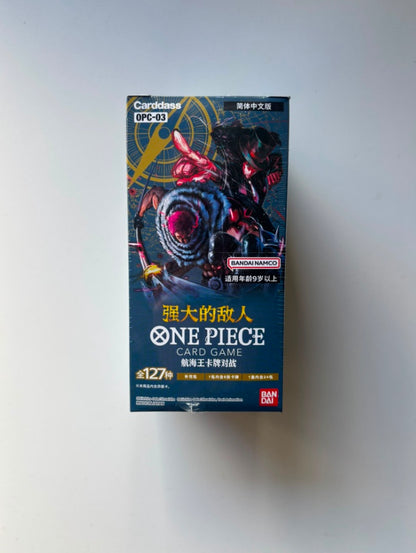 OnePiece Pillars of Strength OPC-03 Bandai Display Card Box Sealed Chinese