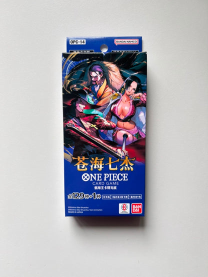 OnePiece The Azure Sea's Seven OPC-14 Bandai Mini Display Card Box Sealed Chinese
