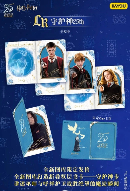 Harry Potter Kayou 25th Anniversary Display Card Box Sealed