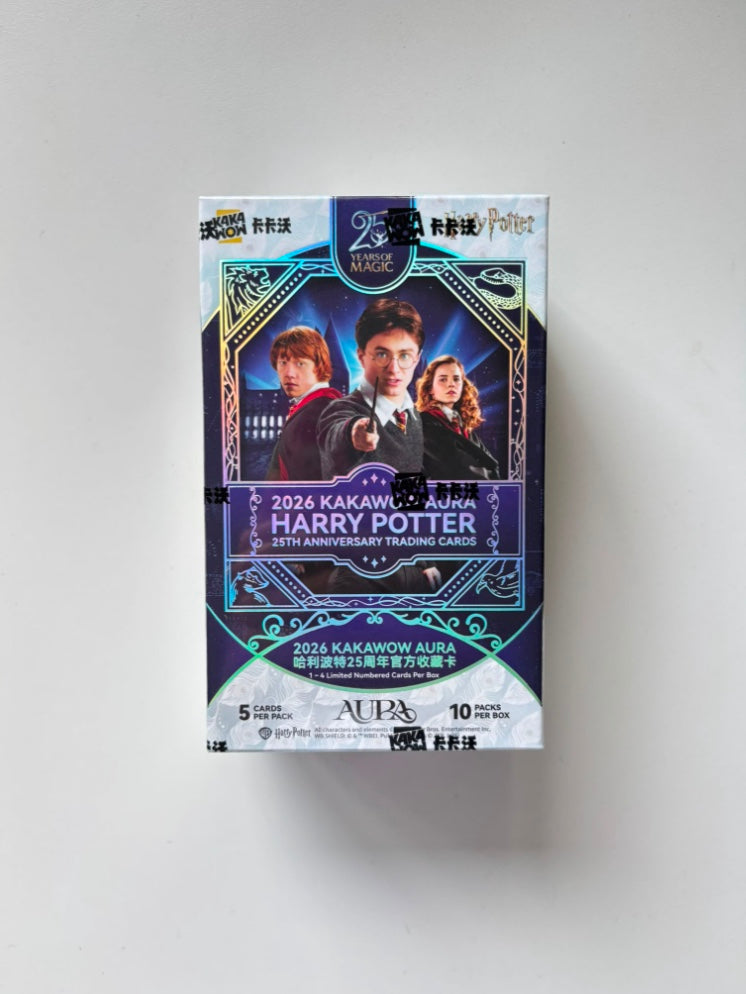 Harry Potter Cosmos 25th Anniversary Kakawow Display Card Box Sealed