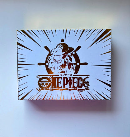 OnePiece Luffy Gear 5 Gold Display Card Box Sealed