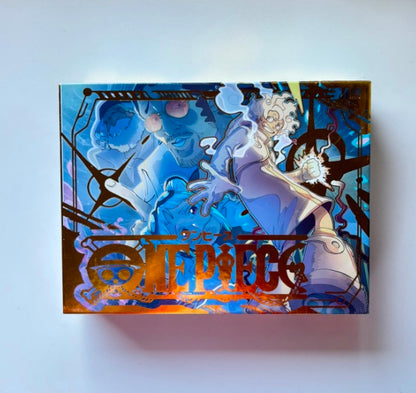OnePiece Luffy Gear 5 Gold Display Card Box Sealed