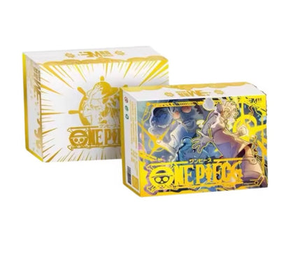 OnePiece Luffy Gear 5 Gold Display Card Box Sealed