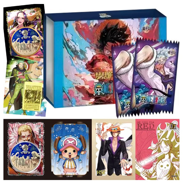 OnePiece Luffy Gear 5 Blue Display Card Box Sealed